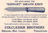 Kephart Knife Advertisement.