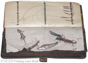 Fishing lure book.