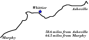 Whittier on the route