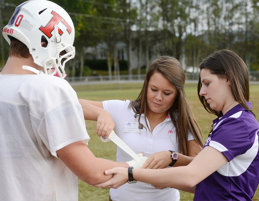 Pre-Professional Concentration, students in Athletic Training